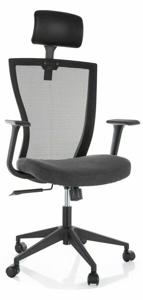Sedia da ufficio Q-328H nera – 62x48x97 cm