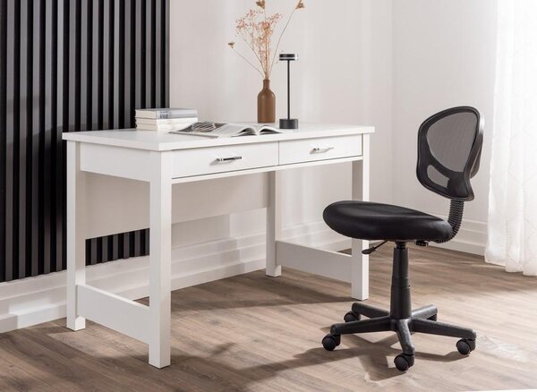 Scrivania, circa 120 x 60 x 76 cm - Bianco