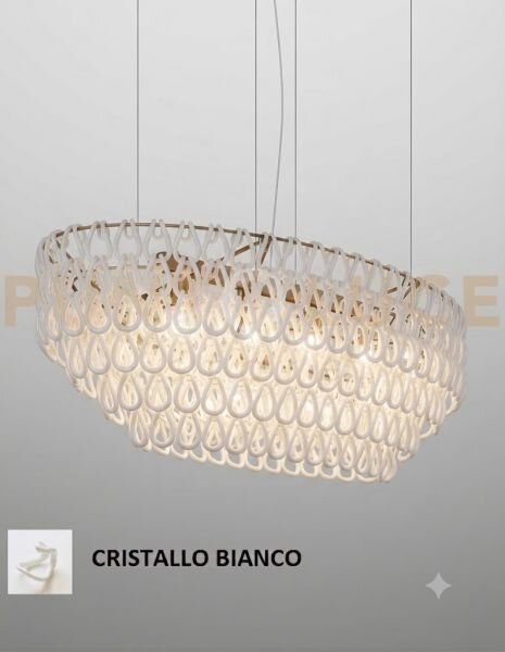 Minigiogali sospensione ov1 bianco montatura bronzo opaco 1 luce at