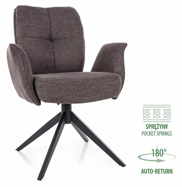 Sedia Wing Brego cappuccino – 66x45x90 cm