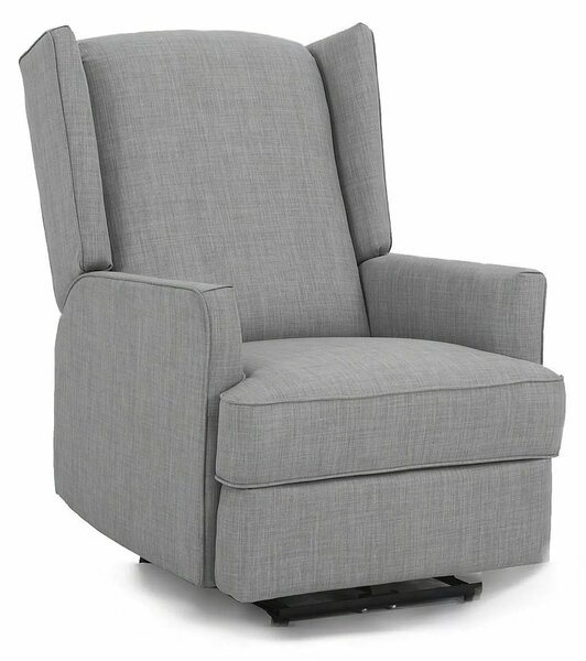 Poltrona reclinabile Uranos in tessuto grigio – 75x93x104 cm
