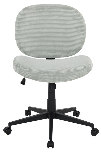 Duo Collection Tilo sedia girevole | sedia da ufficio in velluto a coste | moderna | sedia da sartoria