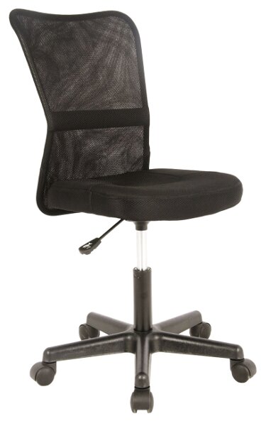 Sedia da ufficio Q-121 nera – 41x41x74 cm