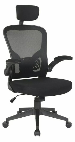 Sedia da ufficio Q-060 nera – 66x60x116 cm