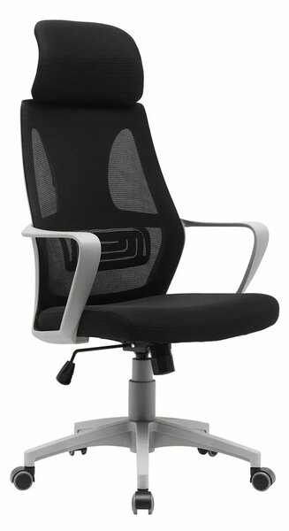 Sedia da ufficio Q-095 nera – 60x50x117 cm