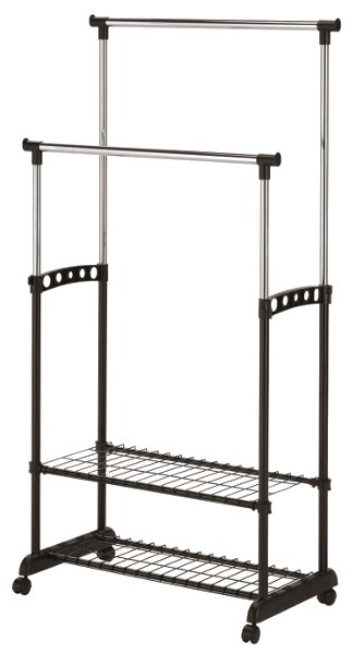 Appendiabiti Nova II Bis in plastica e metallo – regolabile 94-168 cm