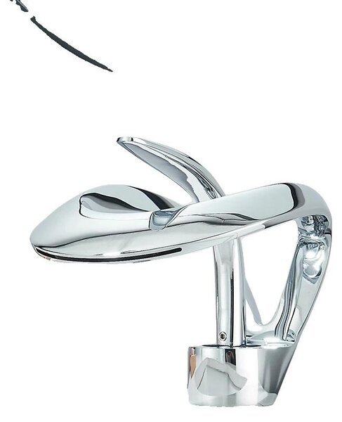 Rubinetto per lavabo, montaggio a soffitto, con comando monocomando, cromato
