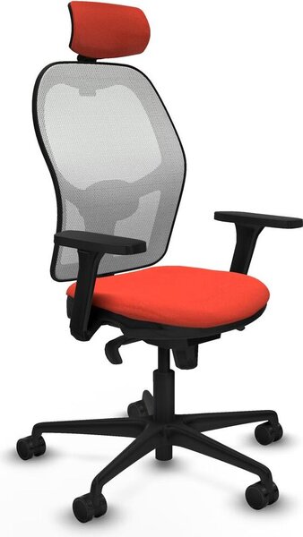 Sedia da ufficio con poggiatesta Piqueras y Crespo 3D036N2 Arancione scuro