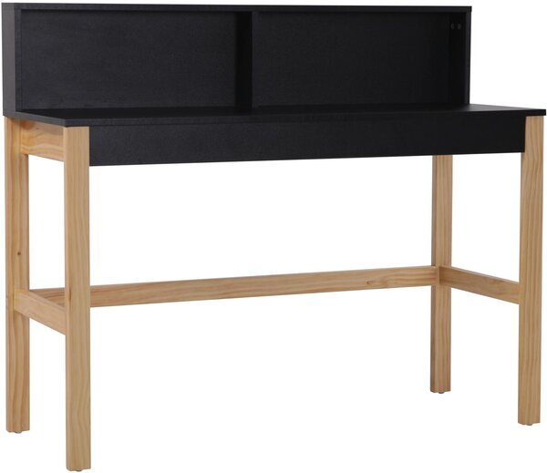 Scrivania Möbilia con piano piccolo | MDF | struttura in legno di pino | L 120 x P 45 x H 101 cm | 28020029 | serie SCHREIBTISCH