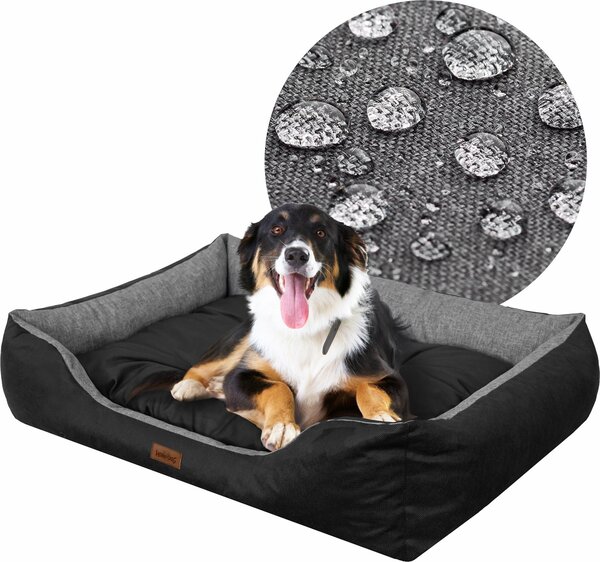 Cuccia per cani "Puffy" - Cuscino idrorepellente e sfoderabile - 65x55 cm - Robusto tessuto Oxford | PillowPrim