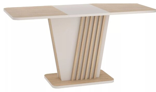 Tavolo Nevio allungabile in rovere Cremona Torro e cashmere – 125/170x75x76 cm