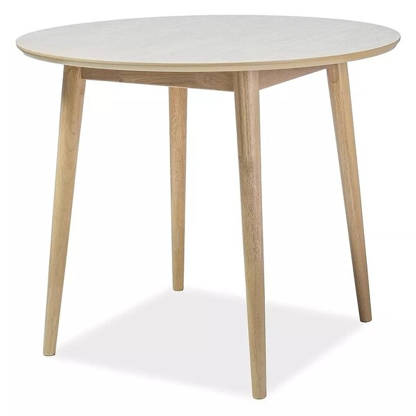 Tavolo Nelson rotondo in rovere miele – 90x75 cm