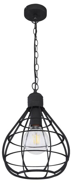 Lampada a sospensione LED RGB, con struttura in metallo a griglia, diametro 25 cm