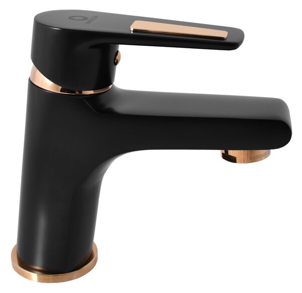Slezák-RAV Slezák Rav CO326CMATZ Miscelatore per lavabo nero opaco/oro Colore: nero opaco/oro, Dimensione: 3/8''