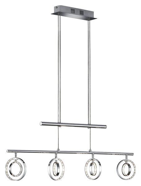 Elegante lampada a sospensione con lampadine LED PRATER