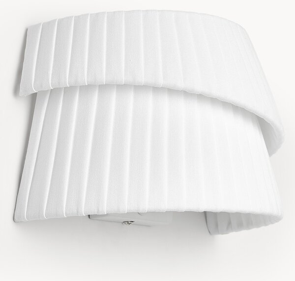 Applique con paralume asimmetrico Nyla