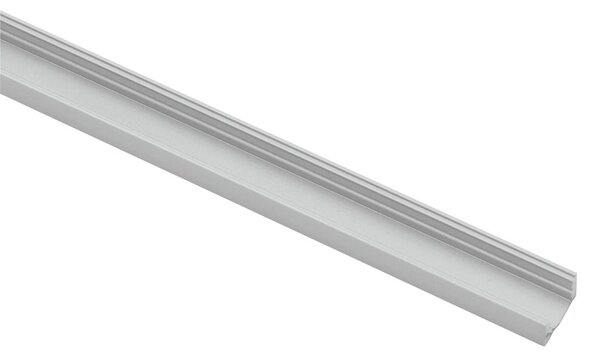 Profilo a U per striscia LED argento 2m