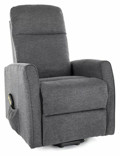 Poltrona reclinabile elettrica Leto Brego con funzione alzapersona – 68x90/165x107 cm