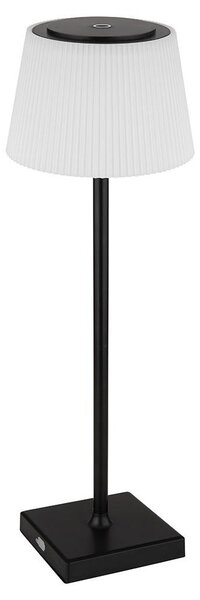 Lampada da tavolo a LED, touch dimmer, batteria ricaricabile USB, CCT, H 38 cm