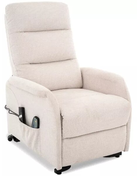 Poltrona reclinabile elettrica Jupiter M Brego beige – 69x91/164x105 cm