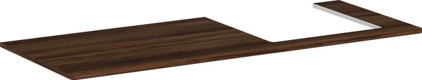 Hansgrohe Xelu Q Console avec découpe à droite, 1360x550, pour vasque à poser, polie, 54098630, 54098630