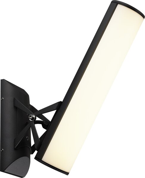 Lampada da esterno Globo Oskari, realizzata in alluminio pressofuso grigio, con 1 LED; codice prodotto: 34185