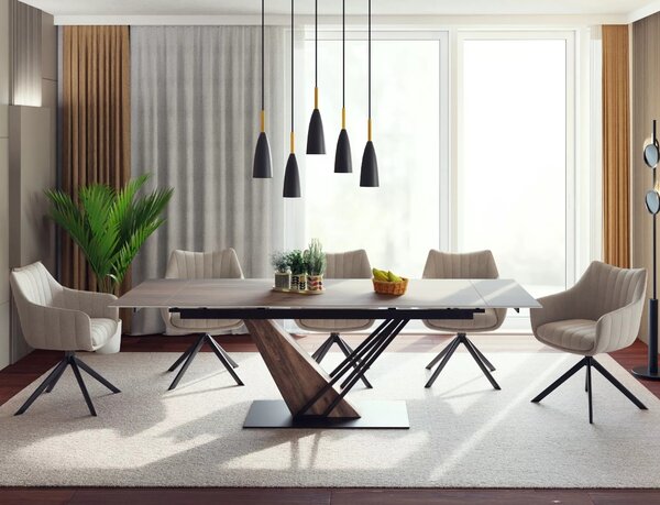 Tavolo Genesis Legno in ceramica effetto rovere – 160/240x90x75 cm