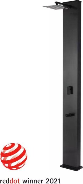 Doccia solare Steinbach "Straight Line" nera