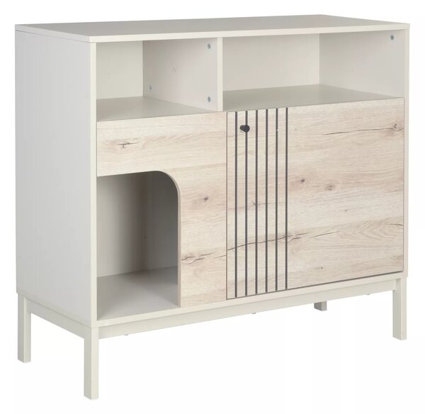 Credenza Frost K3 – Off White + Rovere Alpino