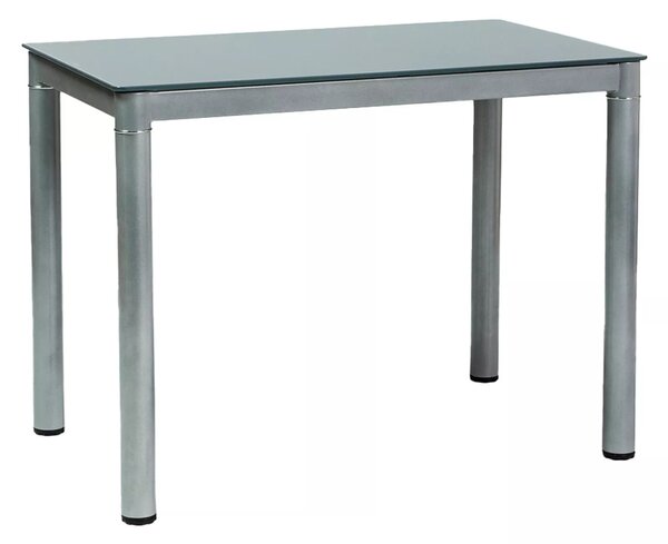 Tavolo Galant in vetro temperato grigio – 100x60x75 cm