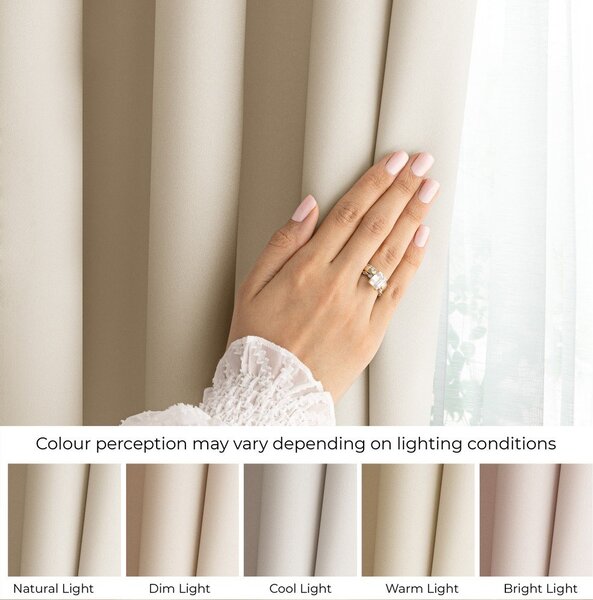 Tenda parzialmente oscurante color crema 140x250 cm Carli – Restilo