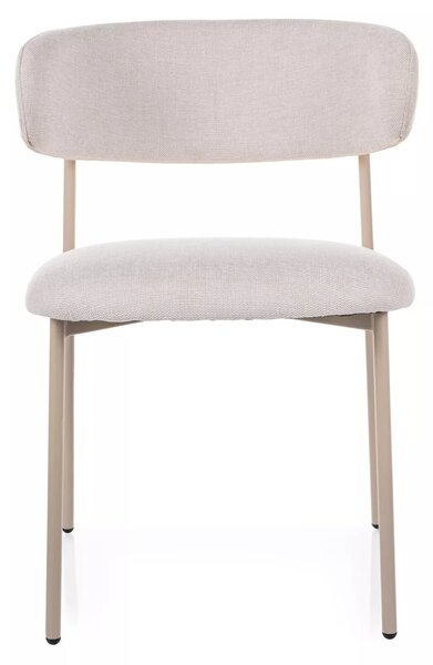 Sedia Elton D Brego beige chiaro / rovere – 56x46x80 cm