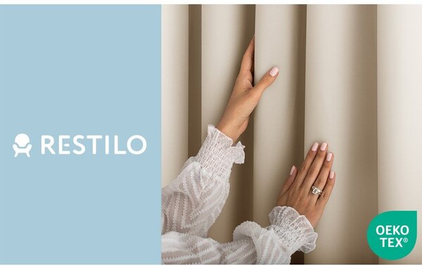 Tenda parzialmente oscurante color crema 140x250 cm Carli – Restilo