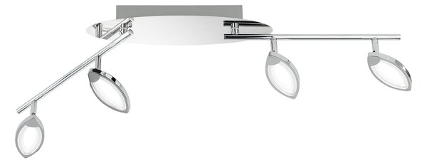 Wofi Spot Carey a 4 luci, cromato, 20 Watt, classe energetica: A; 9482.04.01.6000
