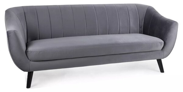 Divano 3 posti Elite 3 Velvet grigio – 200x85x83 cm