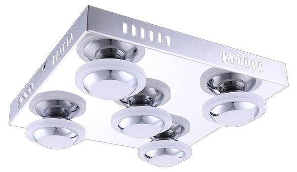 Plafoniera Wofi, 5 luci modello: Carter - cromo, 9589.05.01.0000