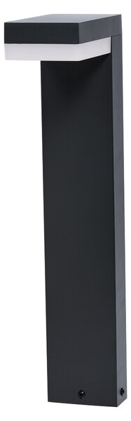 LEDVANCE ENDURA HYBRID VENUS luce per esterni, luce ibrida, 4W, 200lm, colore della luce bianco caldo, temperatura di colore 3.000K, grigio scuro, acciaio inox, classe di protezione IP44 e IP67, funzionamento solare e a rete