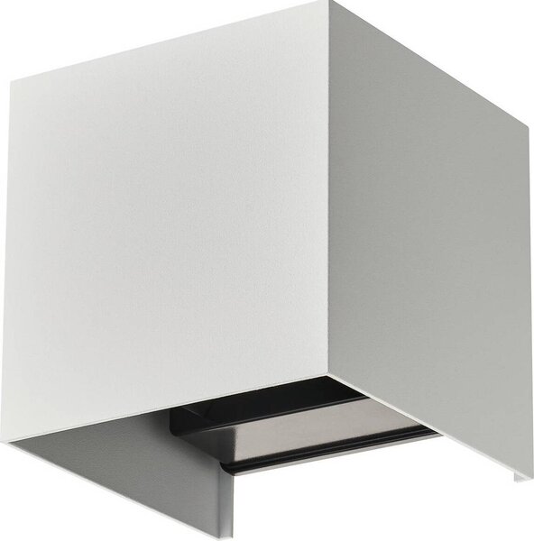 Lindby Smart LED lampada da parete per esterni Dara, 10 cm, bianco, CCT Tuya