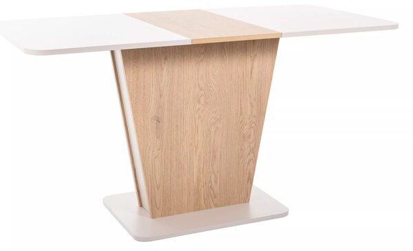 Tavolo Calipso allungabile in finitura cashmere e rovere Cremona Torro – 110/145x68x76 cm