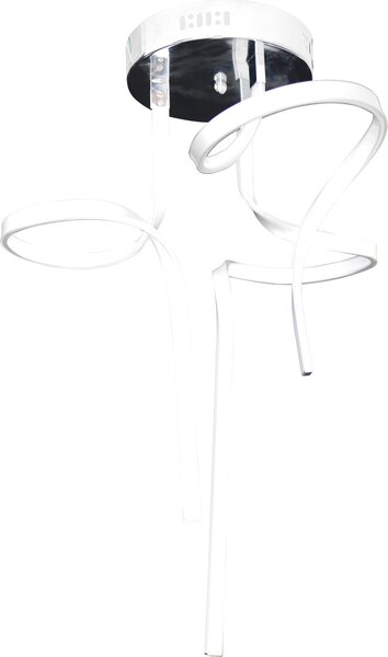 Plafoniera Näve LED; colore: argento, 1186859