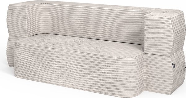 Divano Vitalispa Lille Beige 190 cm con funzione di riposo, Model 47226