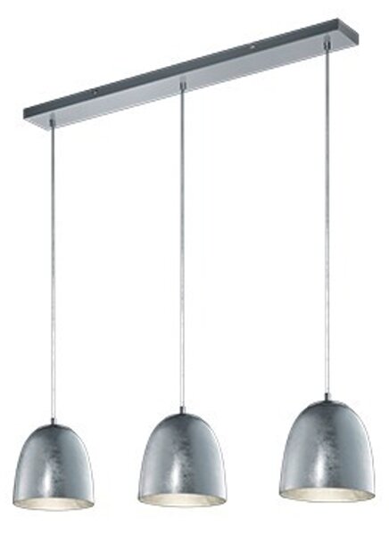 Lampadario ONTARIO argento 3xE14x40W in metallo, dimensioni: 150x80x18 cm, IP20, Trio