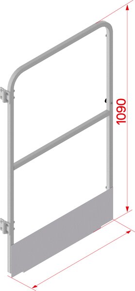 Barriera di passaggio Hymer con battiscopa stretto