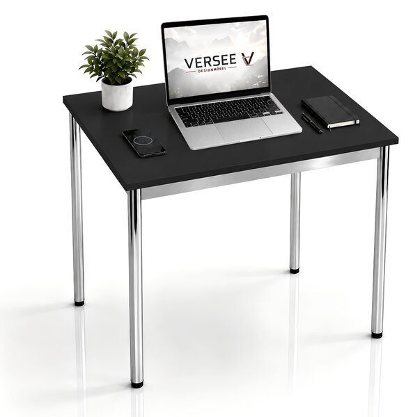 Scrivania / tavolo da conferenza VERSEE VST1 100x60 cm nero - regolabile in altezza, stabile