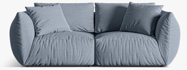 Divano modulare Chris 3 posti in velluto – L220 cm