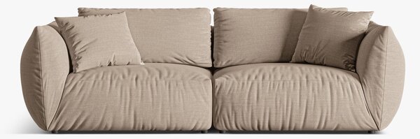 Divano modulare Chris 4 posti in velluto – L260 cm
