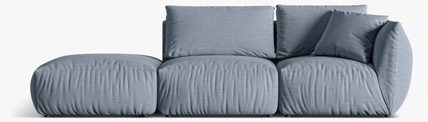 Divano modulare Chris 4 posti in velluto – L315 cm