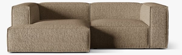 Divano angolare Nuria in bouclé – L252 cm