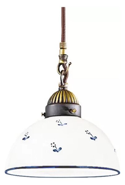 Kolarz 731.30.16 - Lampadario a sospensione con filo NONNA 1xE27/75W/230V diametro 20 cm blu
