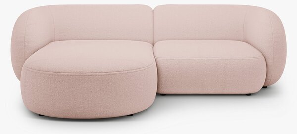 Divano angolare Kate in bouclé – L255 cm